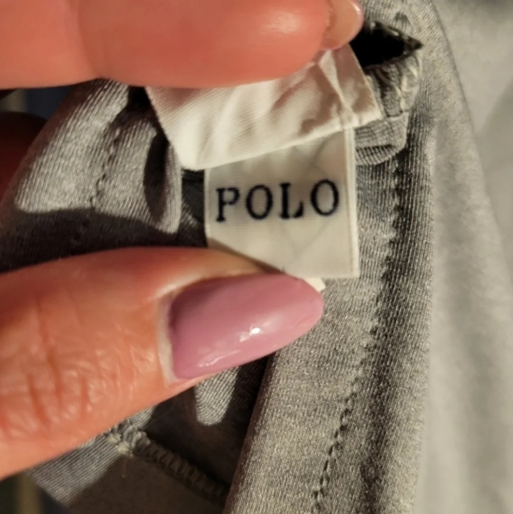 Ralph Lauren Pima Soft Grey Polo Shirt Size XL NWOT - Picture 4 of 11